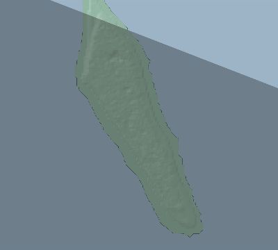 Map of the eclipse path across Kiribati on 08/16/2566