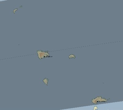 Map of the eclipse path across French Polynesia on 08/06/2567