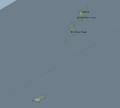Map of the eclipse path across Northern Mariana Islands on 04/03/2573
