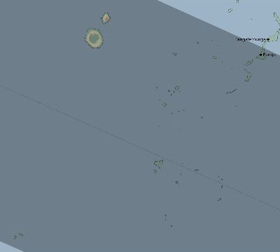 Map of the eclipse path across Tonga on 01/09/2578