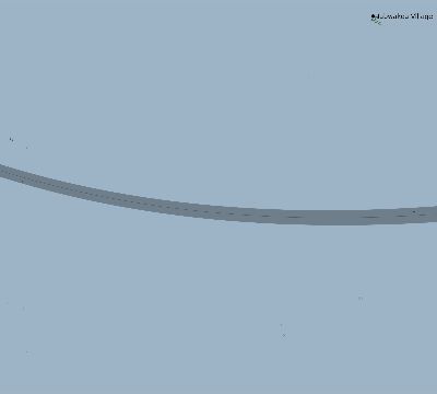Map of the eclipse path across Kiribati on 11/08/2580