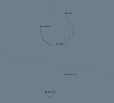 Map of the eclipse path across Maldives on 02/20/2585
