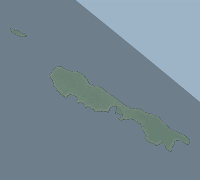 Map of the eclipse path across Solomon Islands on 08/16/2585