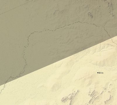 Map of the eclipse path across Central African Republic on 04/14/2591