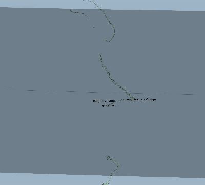 Map of the eclipse path across Kiribati on 09/26/2592