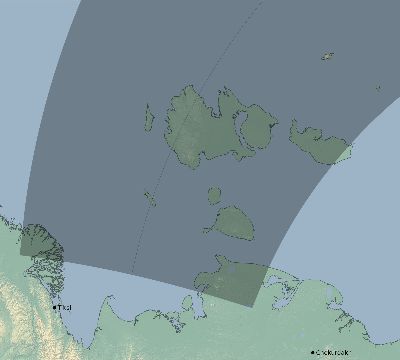 Map of the eclipse path across Russia on 05/05/2600