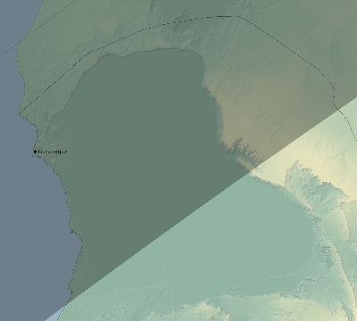 Map of the eclipse path across Turkmenistan on 03/05/2603