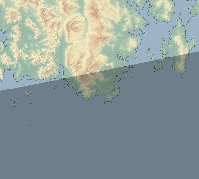 Map of the eclipse path across Australia on 10/19/2609