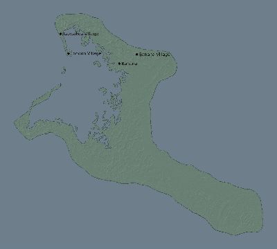 Map of the eclipse path across Kiribati on 11/20/2617