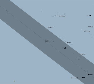 Map of the eclipse path across Marshall Islands on 07/07/2624