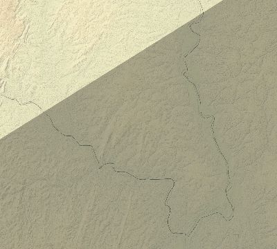 Map of the eclipse path across Cameroon on 01/01/2625