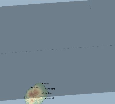 Map of the eclipse path across São Tomé and Príncipe on 04/26/2628