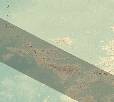Map of the eclipse path across Guyana on 10/19/2628