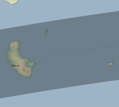 Map of the eclipse path across Vanuatu on 06/17/2634