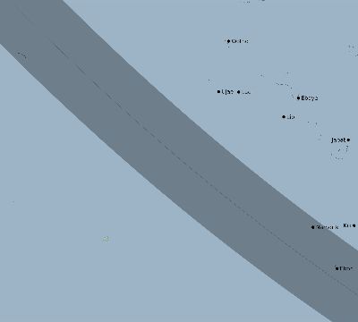 Map of the eclipse path across Marshall Islands on 09/29/2638