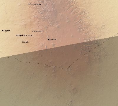 Map of the eclipse path across Syria on 07/19/2642