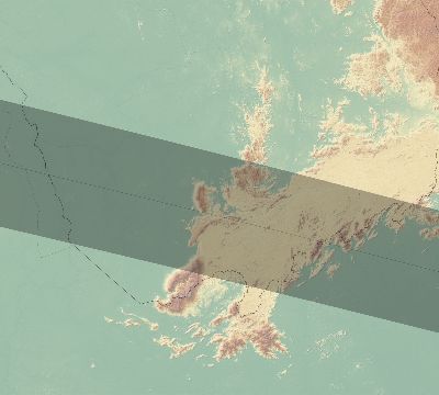 Map of the eclipse path across Venezuela on 05/07/2646
