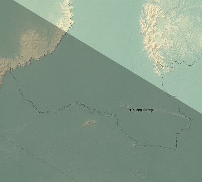 Map of the eclipse path across Laos on 12/22/2652