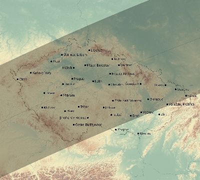 Map of the eclipse path across Czechia on 05/29/2663