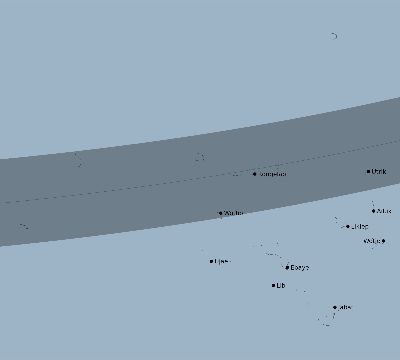 Map of the eclipse path across Marshall Islands on 03/16/2667