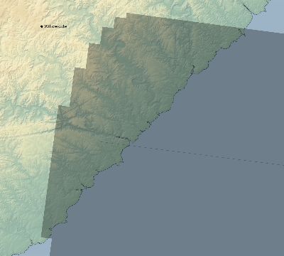 Map of the eclipse path across South Africa on 03/05/2668