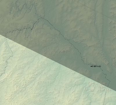 Map of the eclipse path across Benin on 01/03/2671