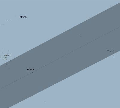 Map of the eclipse path across Micronesia on 06/28/2671