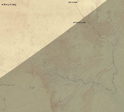 Map of the eclipse path across Cameroon on 04/17/2675