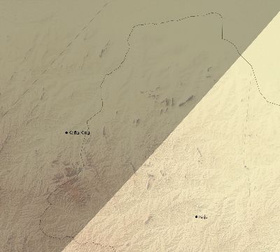 Map of the eclipse path across South Sudan on 04/17/2675