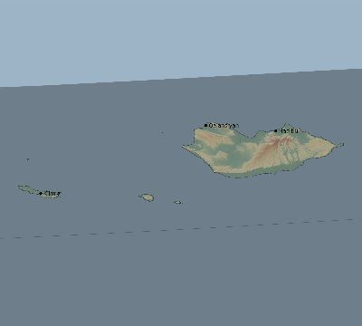 Map of the eclipse path across Yemen on 03/27/2685