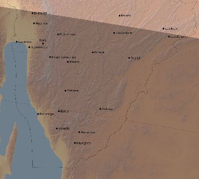 Map of the eclipse path across Burundi on 05/08/2692