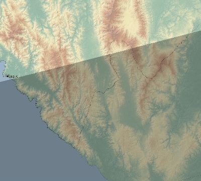 Map of the eclipse path across Panama on 10/31/2692