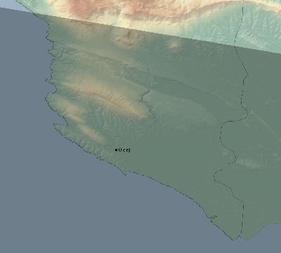Map of the eclipse path across Montenegro on 04/27/2693