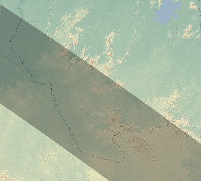 Map of the eclipse path across Suriname on 10/21/2693