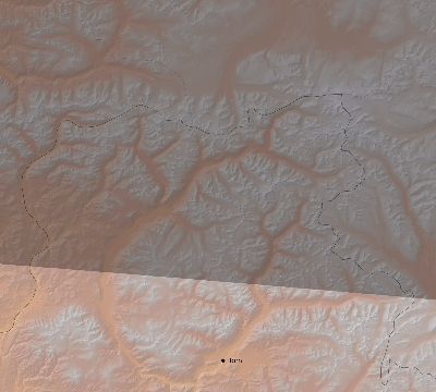 Map of the eclipse path across China on 04/08/2703