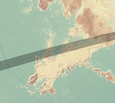 Map of the eclipse path across Venezuela on 03/27/2704