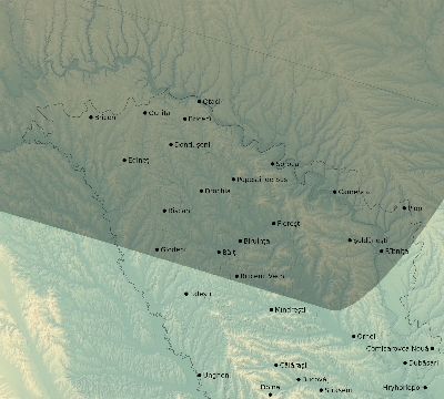 Map of the eclipse path across Moldova on 04/18/2721