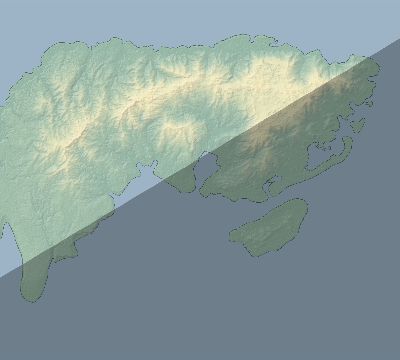 Map of the eclipse path across Solomon Islands on 04/08/2722