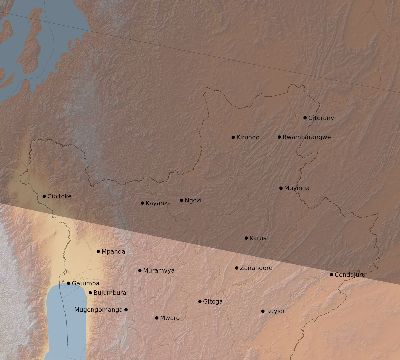 Map of the eclipse path across Burundi on 10/02/2722