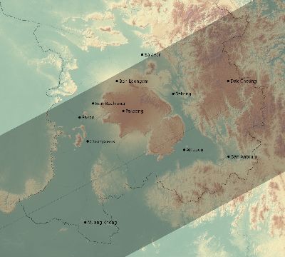 Map of the eclipse path across Laos on 02/05/2725