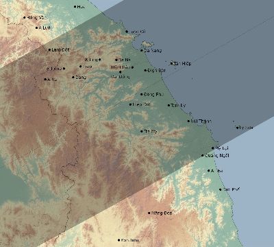 Map of the eclipse path across Vietnam on 02/05/2725