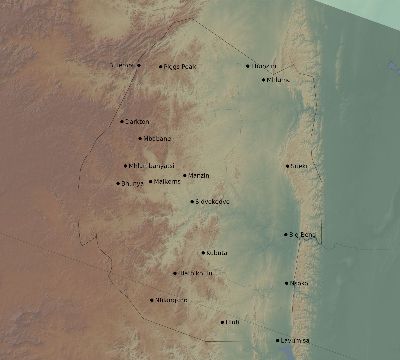 Map of the eclipse path across Eswatini (Swaziland) on 01/25/2726
