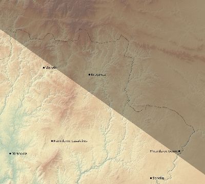 Map of the eclipse path across Portugal on 11/23/2728