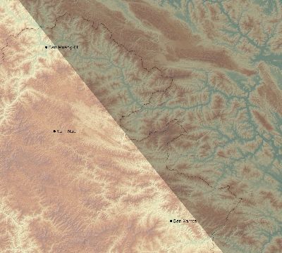 Map of the eclipse path across Laos on 09/11/2732