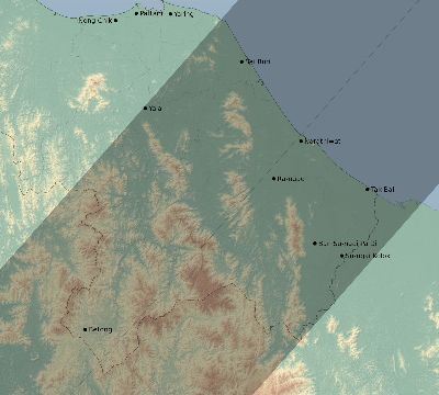 Map of the eclipse path across Thailand on 03/08/2733
