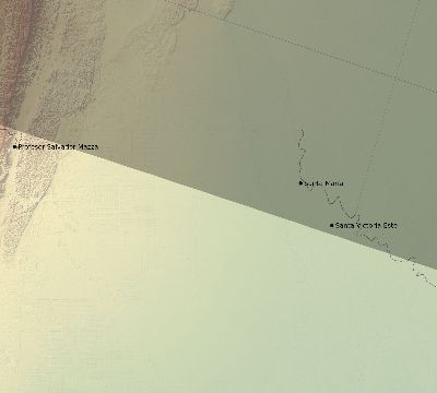 Map of the eclipse path across Argentina on 10/24/2739