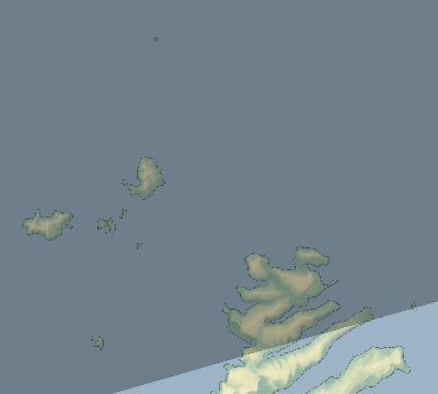 Map of the eclipse path across French Southern and Antarctic Lands on 10/24/2739