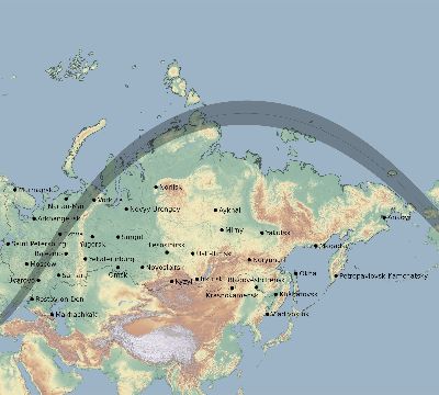 Map of the eclipse path across Russia on 05/19/2748