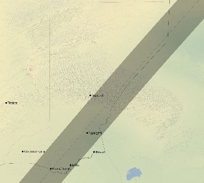 Map of the eclipse path across Niger on 03/19/2751