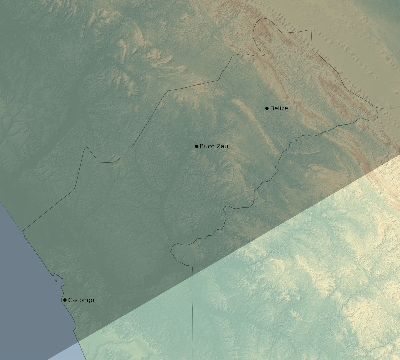 Map of the eclipse path across Angola on 06/10/2765